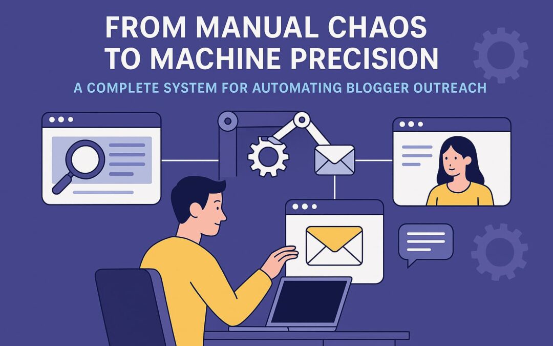 From Manual Chaos to Machine Precision: A Complete System for Automating Blogger Outreach