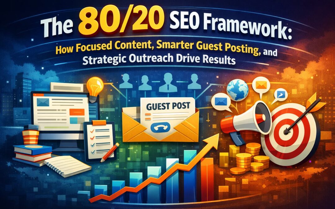 Do Less, Rank More: Applying the 80/20 Rule to Blogging, Guest Posting, and Blogger Outreach
